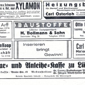 Old German advertisement from 1935